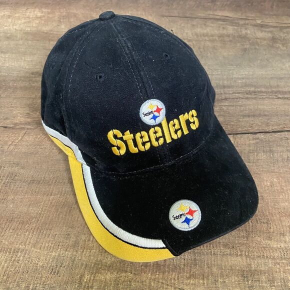 Pittsburgh Steelers Game Day Suede Strap Back Hat Adjustable Unisex NFL - Picture 1 of 7